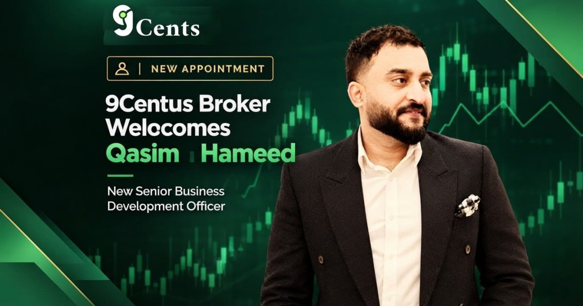 Qasim Hameed Joins 9Cents Broker as Senior BDO