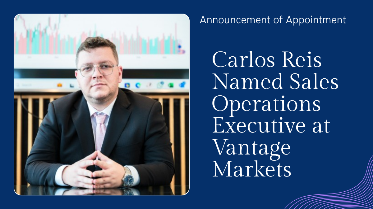 Vantage Markets names Carlos Reis Sales Operations Executive