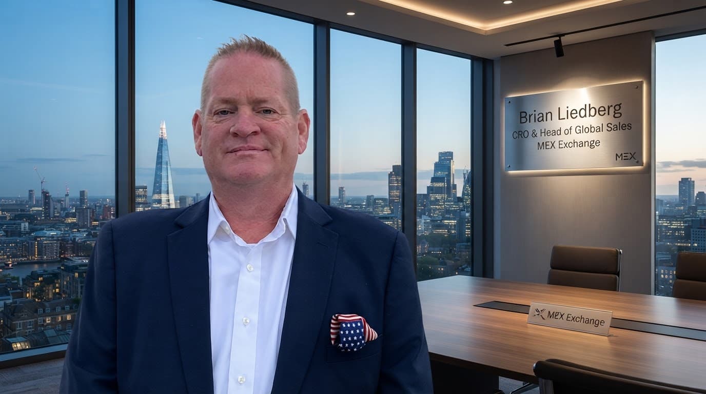 Brian Liedberg Joins MEX Exchange as CRO and Sales Head