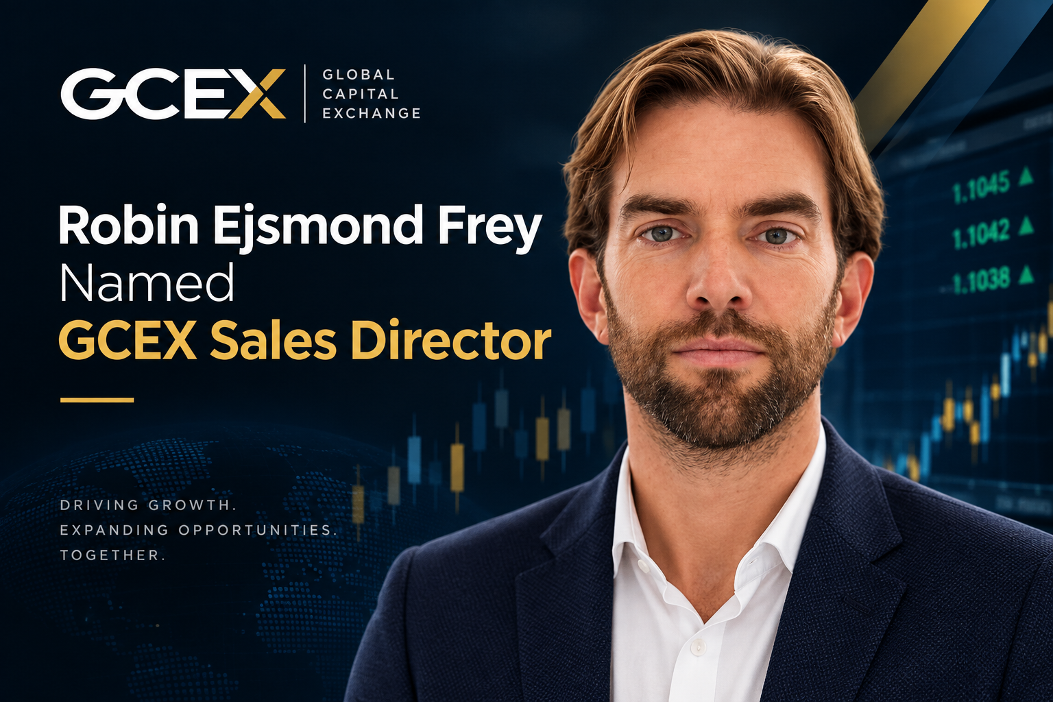 Robin Ejsmond Frey Joins GCEX Sales Leadership