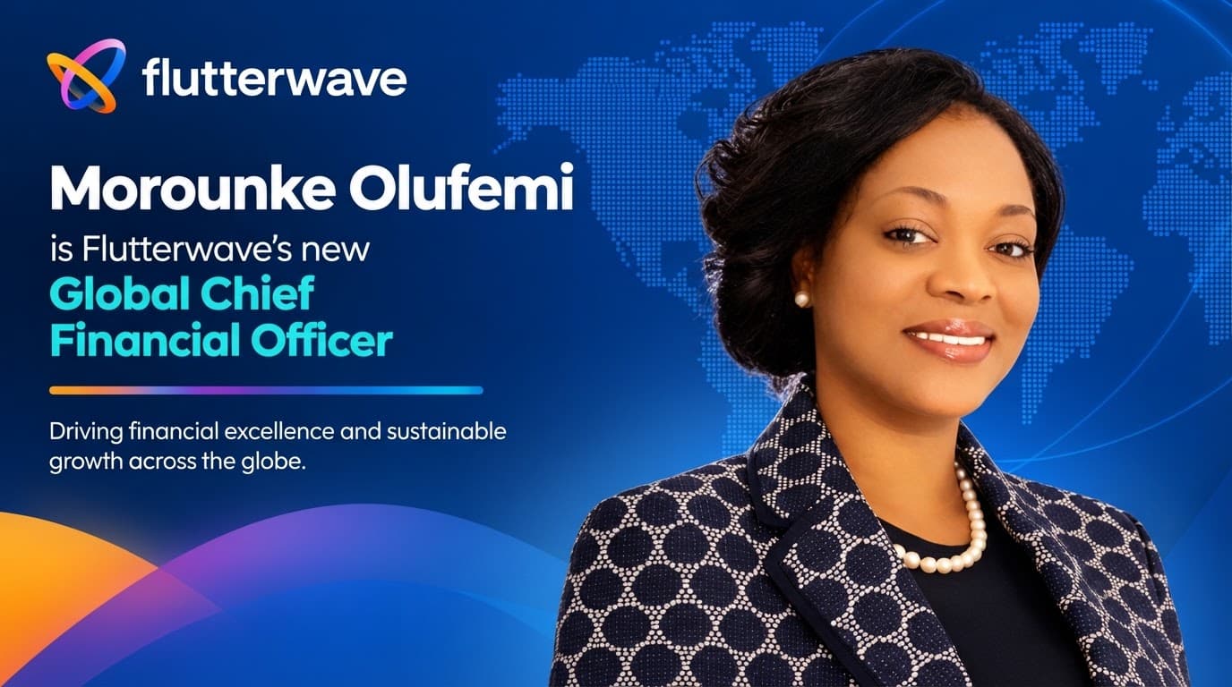 Morounke Olufemi is Flutterwave new global chief financial officer
