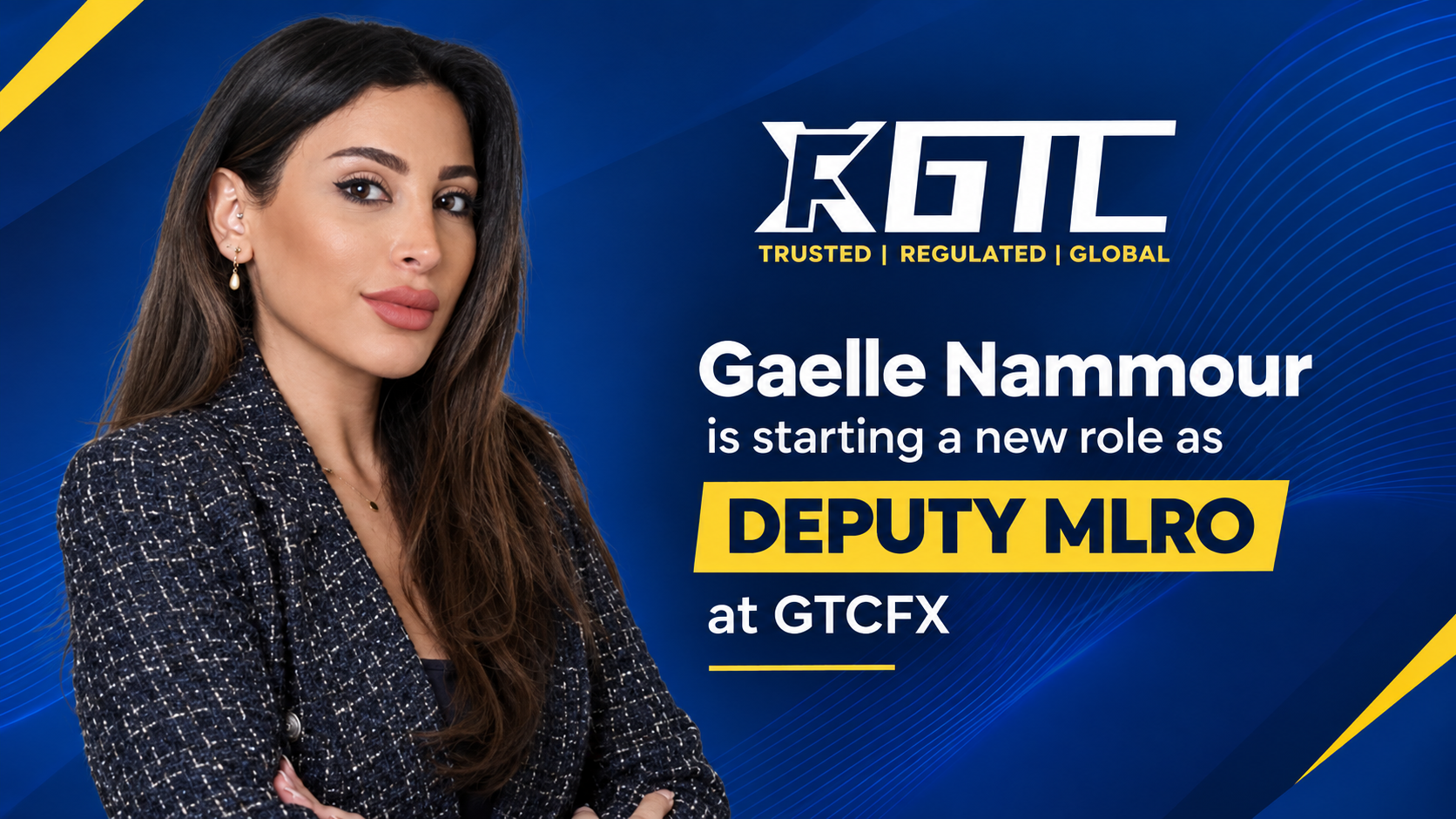 Gaelle Nammour Begins Deputy MLRO Position at GTCFX