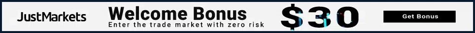 JustMarkets Welcome Bonus $30