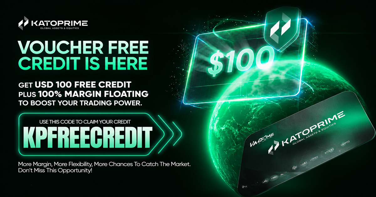 Claim Your $100 Trading Credit Bonus with KatoPrime