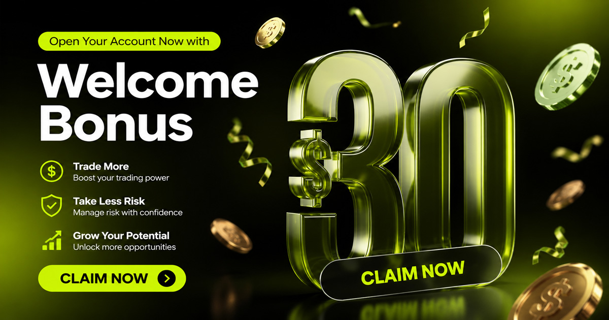 Get a $30 welcome bonus with no deposit required