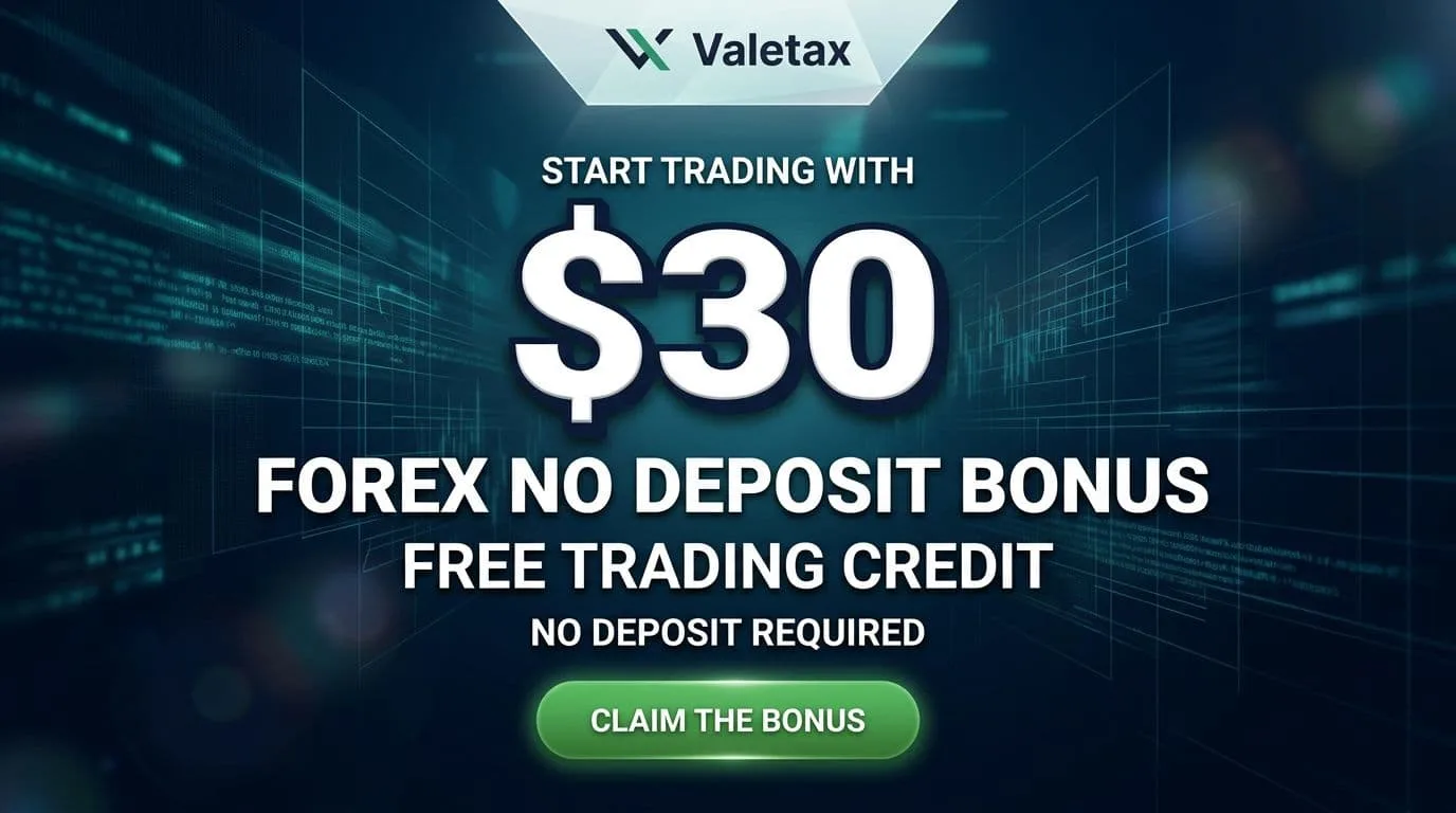 Claim the Valetax 100% Forex Bonus One-time Offer