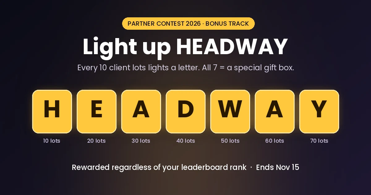 Light Up HEADWAY Partner Contest Rewards Every Partner