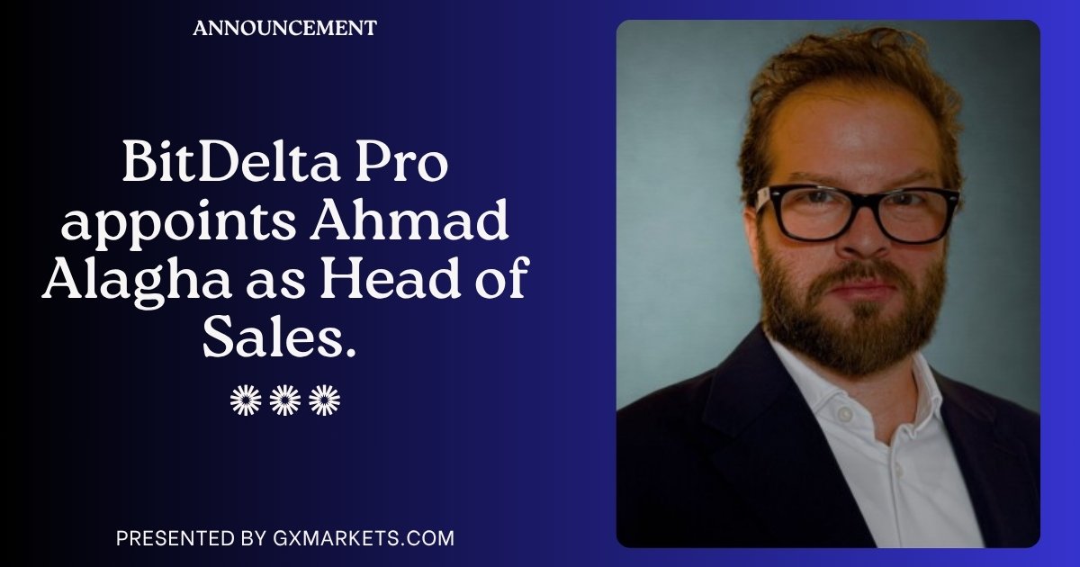 Ahmad Alagha joins BitDelta Pro as Head of Sales