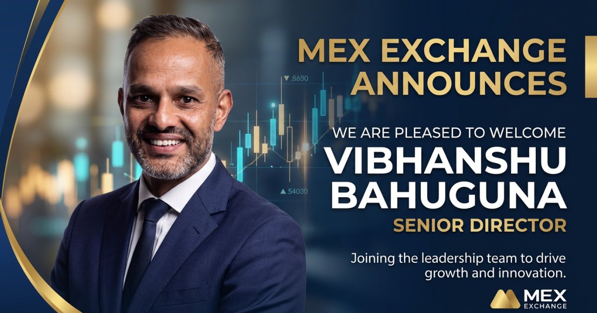 MEX Exchange Names Vibhanshu Bahuguna Senior Director