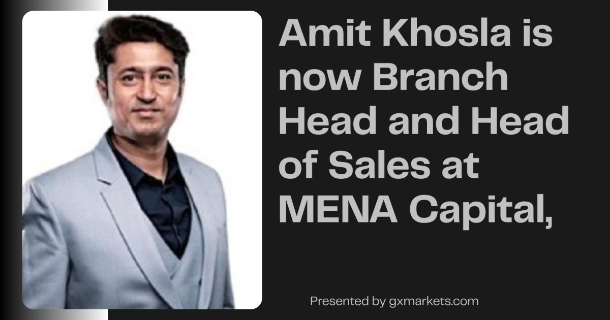 Amit Khosla is now Branch Head and Head of Sales at MENA Capital