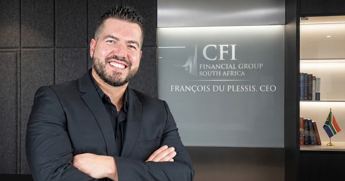 Francois du Plessis is CFI Financial Group new CEO of South Africa.
