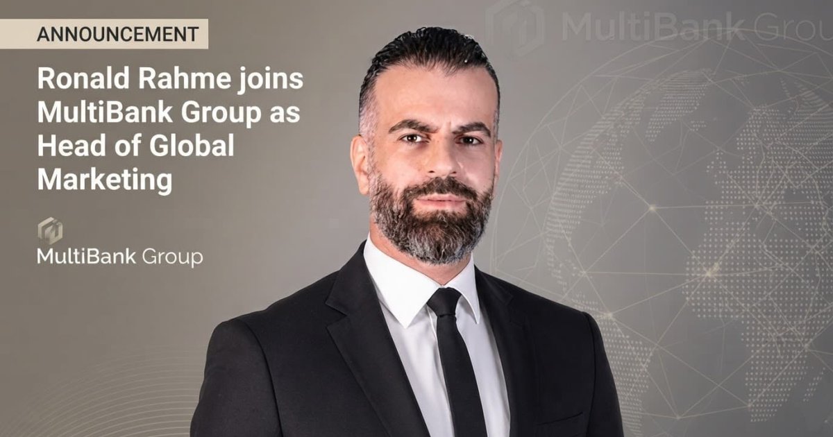 MultiBank Group names Ronald Rahme Head of Global Marketing