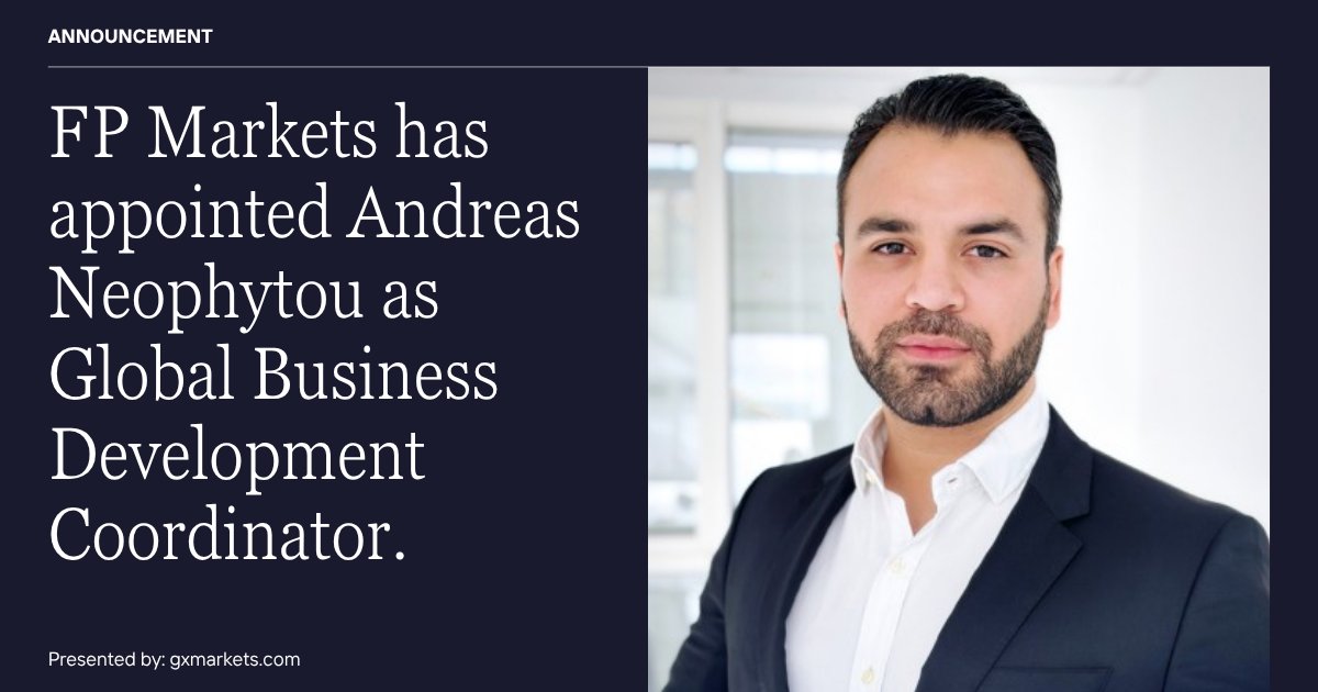 FP Markets Names Andreas Neophytou Global Coordinator