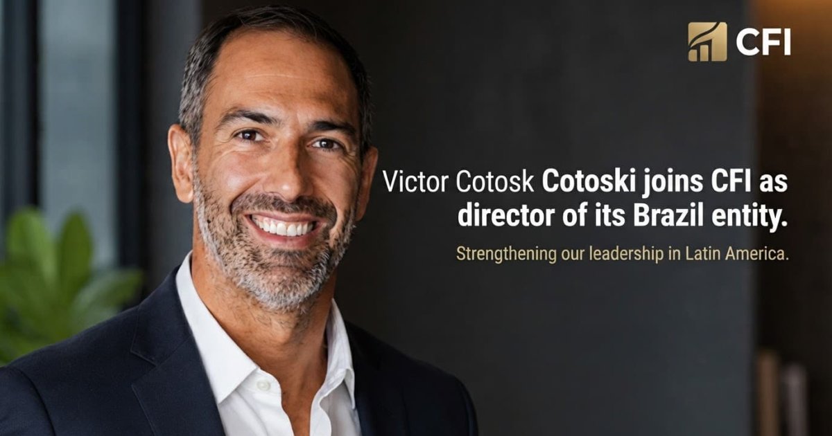 Victor Cotoski Named CFI Managing Director for Brazil