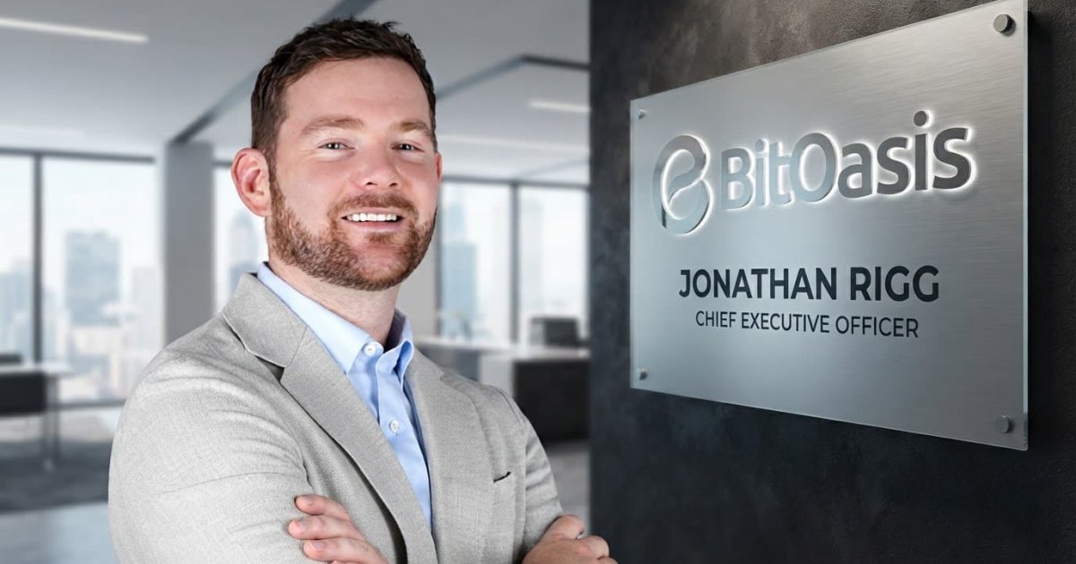 Jonathan Rigg is now BitOasis chief executive officer