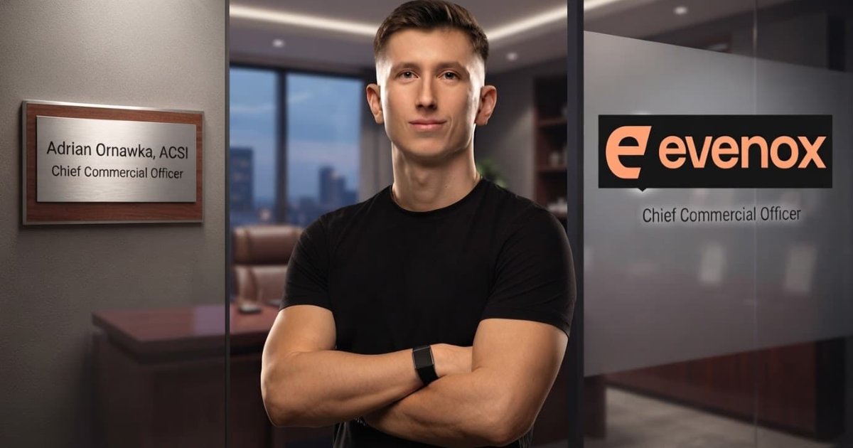 Adrian Ornawka, ACSI is Evenox new Chief Commercial Officer