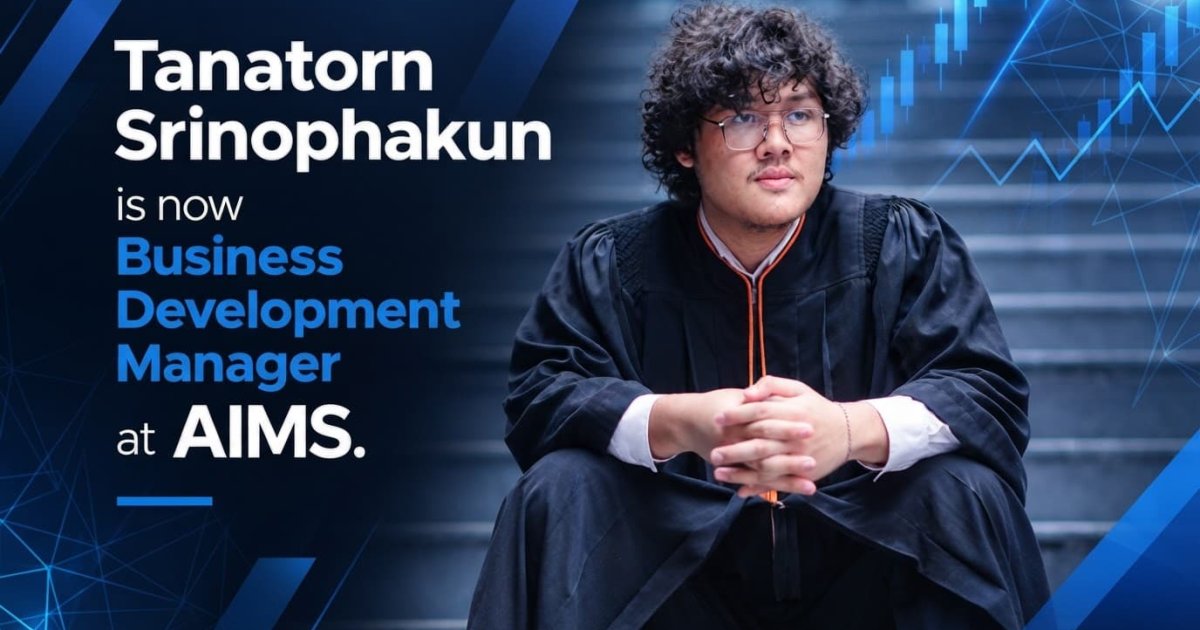Tanatorn Srinophakun Joins AIMS As BD Manager