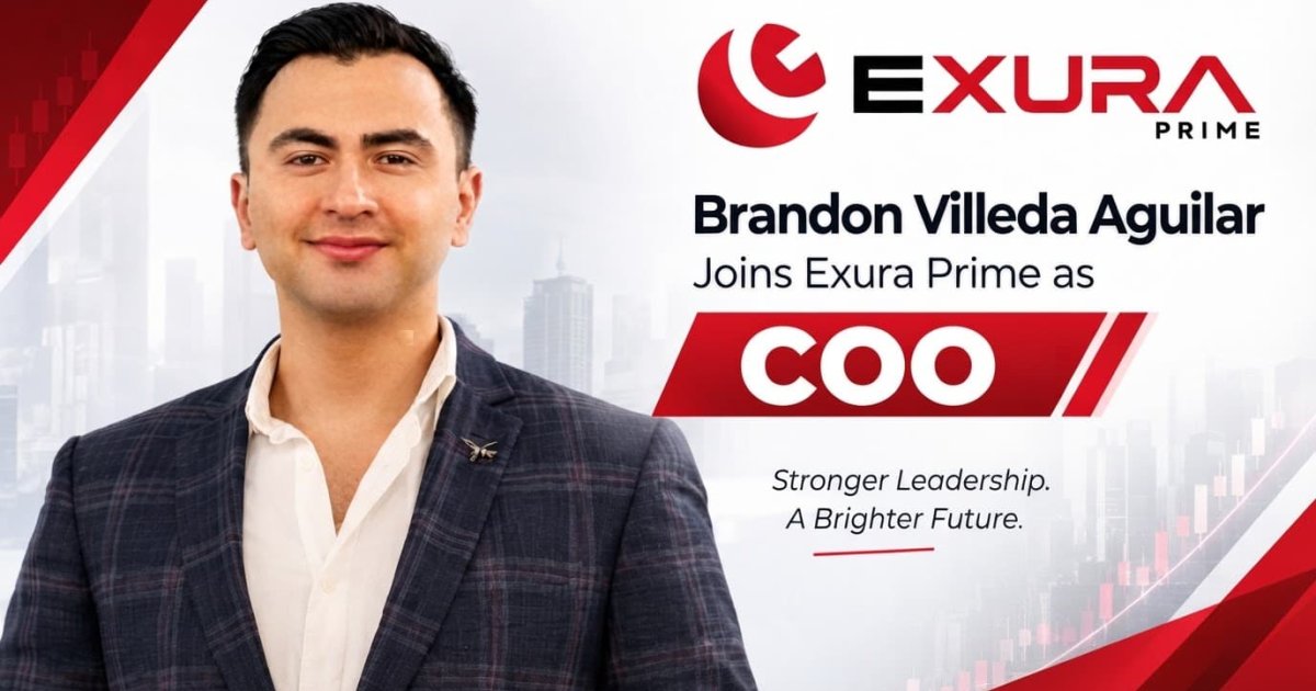 Brandon Villeda Aguilar Adds COO Role at Exura Prime