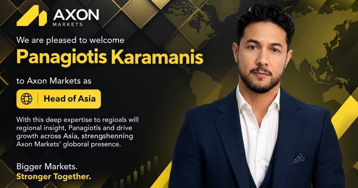 Panagiotis Karamanis Joins Axon Markets as Head of Asia
