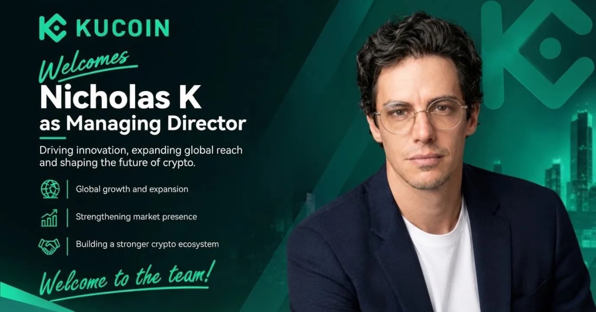 KuCoin Exchange Names Nicholas K Managing Director