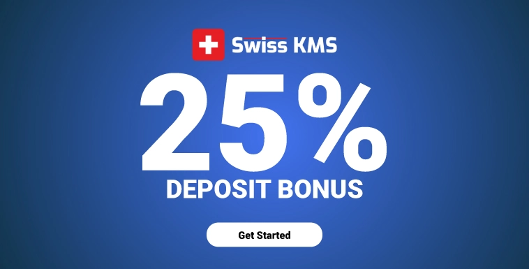 Gxmarkets | Swiss KMS Deposit Bonus with 25% Credit for Trading